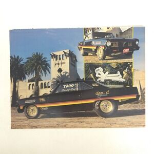 Vintage Chevy Nova Drag Car Print Ad Danny Davis 1978 Garage Art Advertising